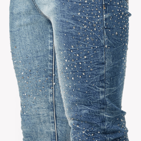 GUAPI Acid Blue Starry Sky Denim (Blue) | グアピ アシッド ブルー スタリー スカイ デニム (ブルー)