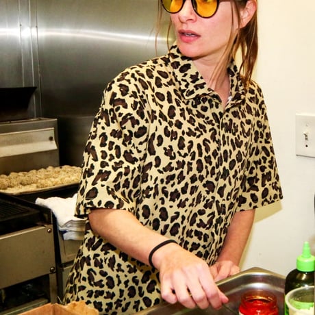 Cookman Work Shirts Short Sleeve Light Leopard (Beige)｜クックマン ワークシャツ ショートスリーブ ライト レオパード（ベージュ）