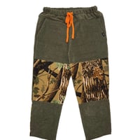 JOHN SOFIA Paneled High-Grade Fleece Pants (Olive/Realtree)｜ジョンソフィア パネルド ハイグレード フリースパンツ（オリーブ/リアルツリー）