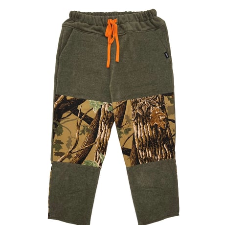 JOHN SOFIA Paneled High-Grade Fleece Pants (Olive/Realtree)｜ジョンソフィア パネルド ハイグレード フリースパンツ（オリーブ/リアルツリー）