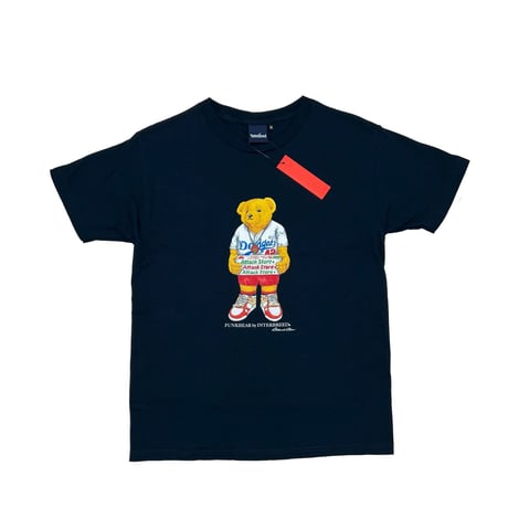 ATTACK ORIGINAL “Mookie” BEAR TEE by INTERBREED (NVY)｜アタックオリジナル “ムーキー” ベア ティー バイ インターブリード（ネイビー）