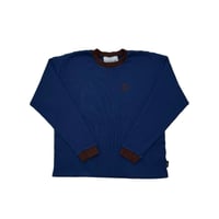 JOHN SOFIA RINGER THERMAL KNIT (NAVY)｜ジョンソフィア リンガー サーマル ニット（ネイビー）