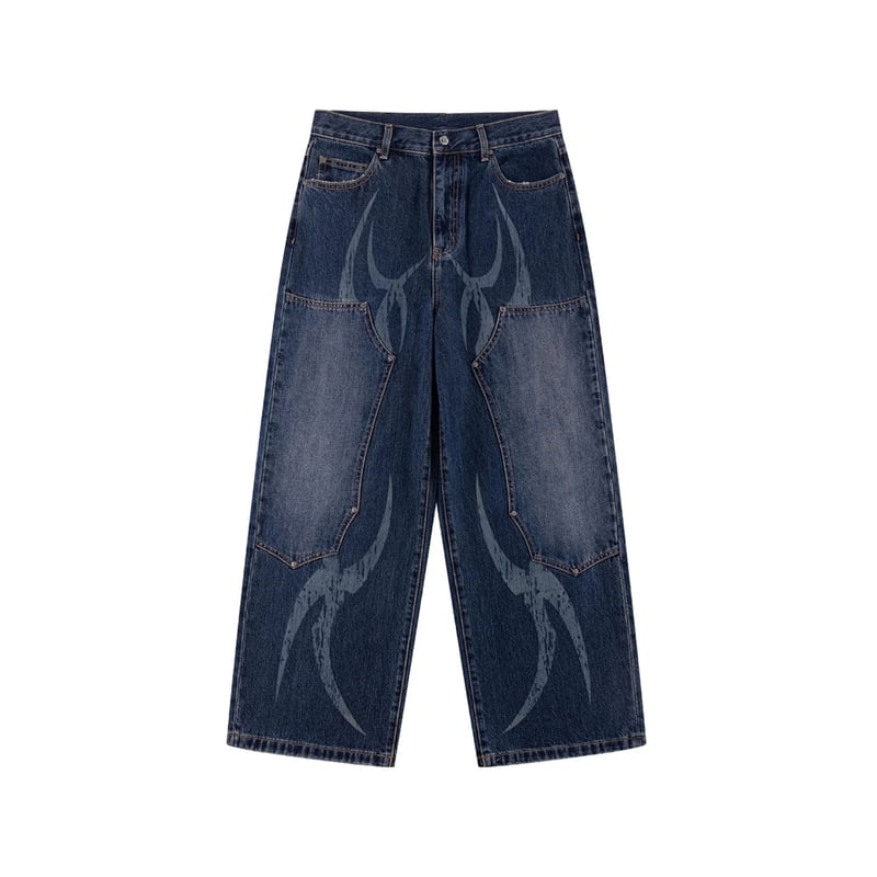 パンツ archive 00s blutenblatt lace up denim Graphpaper) Selvage Denim Belted Pants(DARK FADE) (GU251
