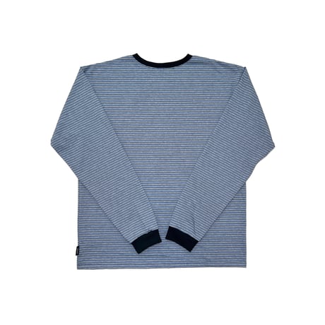 JOHN SOFIA JOHN'S LIKES BORDER LONG SLEEVE (GRAY&BLUE)｜ジョンソフィア ジョンズ ライクス ボーダー ロングスリーブ（グレー＆ブルー）