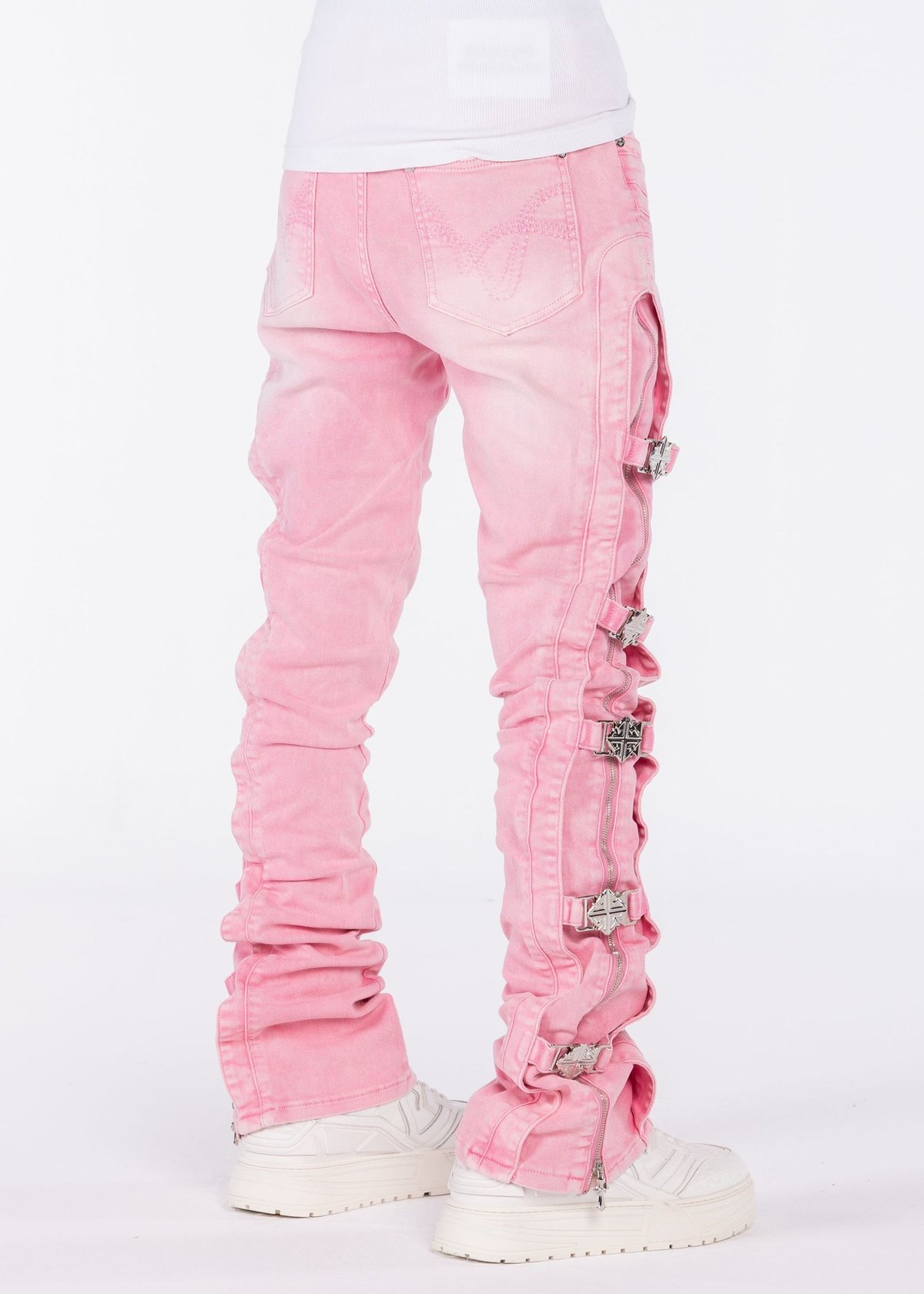 GUAPI French Rose Cross Buckle Denim (French Ro
