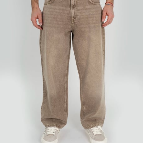 HOMEBOY X-TRA BAGGY DYE DENIM (WASHED BROWN)｜ホームボーイ エクストラ バギー ダイ デニム（ウォッシュド ブラウン)