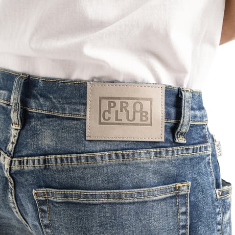 PRO CLUB DENIM PANT - RELAXED FIT (DARK STONEWASH)｜プロクラブ デニム パンツ リラックスフィット（ダーク ストーンウォッシュ）