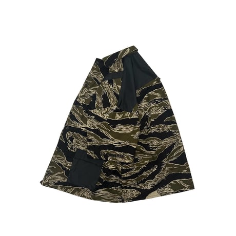 JOHN SOFIA RIPSTOP TACTICAL SHIRT (TIGER CAMO)｜ジョンソフィア リップストップ タクティカル シャツ（タイガーカモ）