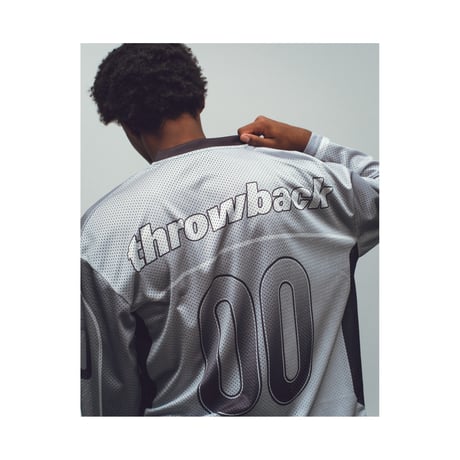 THROWBACK2000 TB Hockey Jersey (Gray)｜スローバック2000 TB ホッケージャージ（グレー)