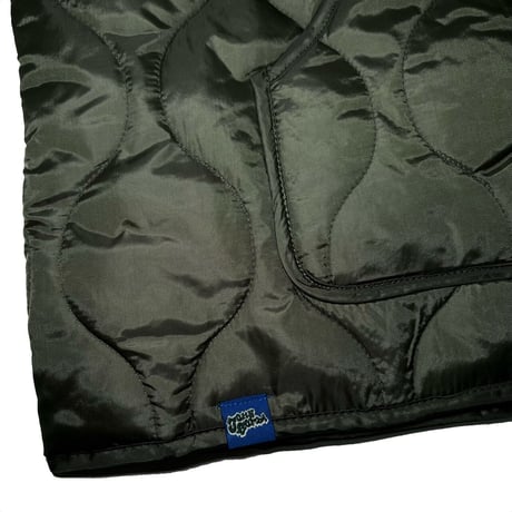 JOHN SOFIA Quilting Army Vest (Olive, Black)｜ジョンソフィア キルティング アーミーベスト（オリーブ/ブラック）