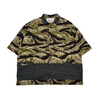 JOHN SOFIA RIPSTOP FIELD SHIRT (TIGER CAMO)｜ジョンソフィア リップストップ フィールドシャツ（タイガーカモ）