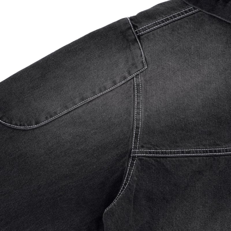 INTERBREED Mash Up Denim Hoodie (Black) | Attac