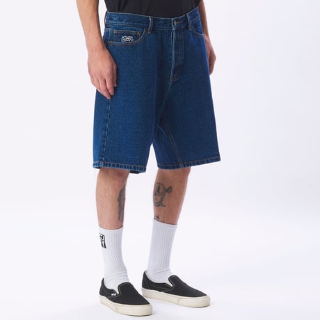 OBEY Bigwig Baggy Denim Short (Stonewash Indigo)｜オベイ ビッグウィグ バギーデニムショーツ（ストーンウォッシュインディゴ）