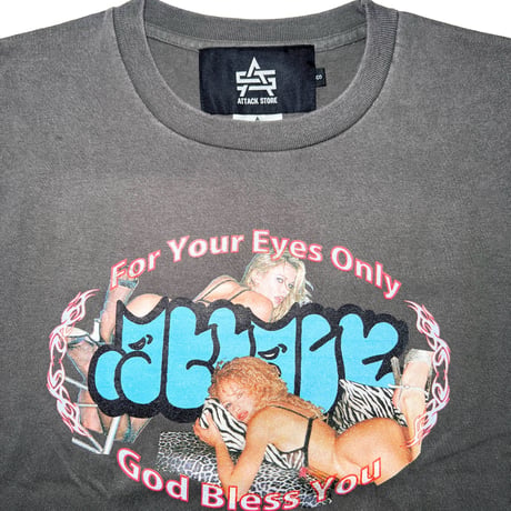 ATTACK ORIGINAL M4U T-SHIRT (Grey) | アタックオリジナル メイドフォーユー Tシャツ (グレー)
