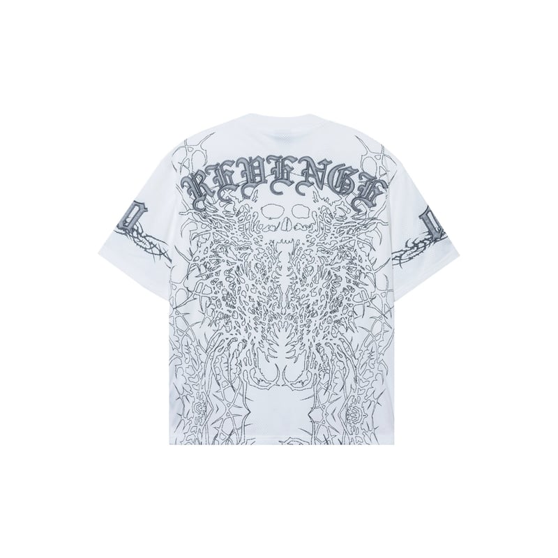 REVENGE OBSIDIAN MESH JERSEY (WHITE)｜リベンジ オブシディ