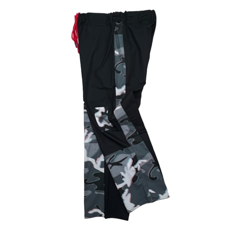 JOHN SOFIA After Zone Patchwork Camo Pants (Black)｜ジョンソフィア アフターゾーン パッチワークカモパンツ（ブラック）