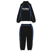 FUBU TRACK JACKET & PANTS “SET-UP” (BLACK)｜フブ トラックジャケット＆パンツ セットアップ（ブラック）