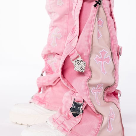 GUAPI French Rose Cross Buckle Denim (French Rose) | グアピ フレンチローズ クロスバックル デニム（フレンチローズ）