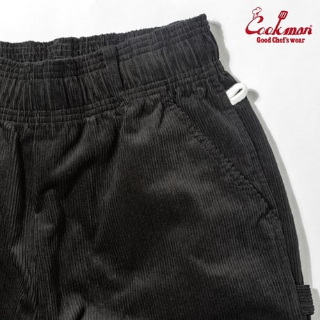 Cookman Carpenter's Pants Corduroy (Black)｜クックマン カーペンターパンツ コーデュロイ（ブラック）