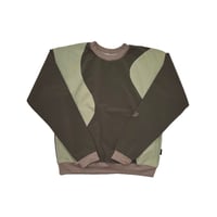 JOHN SOFIA Earth Wave Crewneck (Army4/6)｜ジョンソフィア アースウェーブ クルーネック（アーミー4/6）