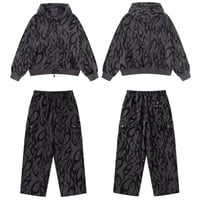SUPPLIER Tribal Camo Hoodie & Baggy Pants SET-UP (BLACK)｜サプライヤートライバルカモフーディー＆バギーパンツ”セットアップ”（ブラック）