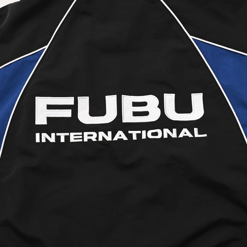 FUBU TRACK JACKET & PANTS “SET-UP” (BLACK)｜フブ ト