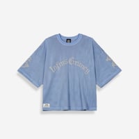 GRIMEY CHIEF WATCHER MESH BOXY TEE (LIGHT BLUE)｜グライミー チーフウォッチャー メッシュ ボクシー ティーシャツ（ライトブルー）