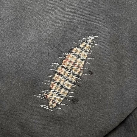 JOHN SOFIA DAMAGEREPAIR FULL-ZIP HOODIE (GRAY)｜ジョンソフィア ダメージリペア フルジップ フーディー（グレー）