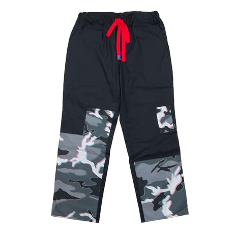 JOHN SOFIA After Zone Patchwork Camo Pants (Black)｜ジョンソフィア アフターゾーン パッチワークカモパンツ（ブラック）