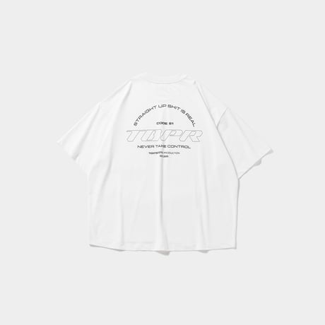TIGHTBOOTH STRAIGHT UP T-SHIRT (White)｜タイトブース ストレート アップ ティーシャツ（ホワイト）