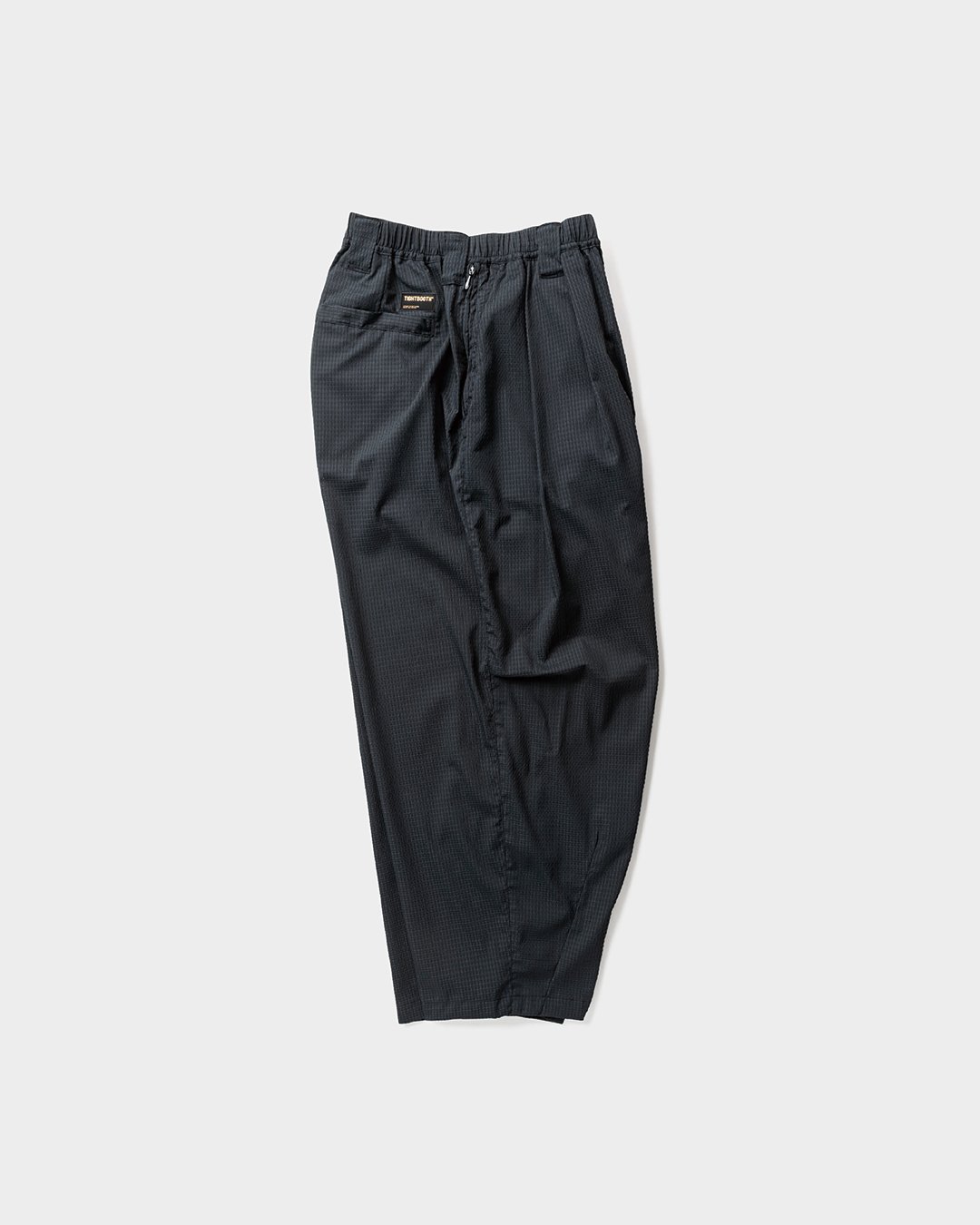 TIGHTBOOTH SEERSUCKER BALLOON PANTS (Black)｜タイト