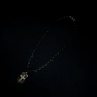 JOHN SOFIA “Crosscut Dogtag”  chain necklace (Obsidian Black)｜ジョンソフィア クロスカットドッグタグ チェーンネックレス (ブラック)