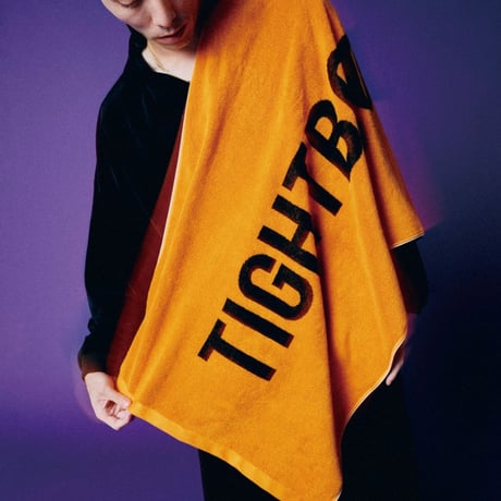 TIGHTBOOTH JACQUARD BATH TOWEL (ORANGE)｜タイトブース ジャカード バス タオル（オレンジ）