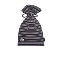 JOHN SOFIA Border Tube Beanie (Gray&BlackWhitePink)｜ジョンソフィア ボーダー チューブ ビーニー（グレー＆ブラック・ホワイト・ピンク）