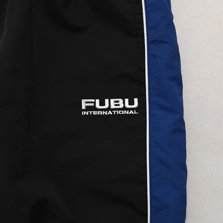 FUBU TRACK JACKET & PANTS “SET-UP” (BLACK)｜フブ トラックジャケット＆パンツ セットアップ（ブラック）