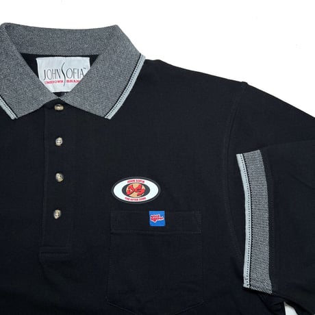 JOHN SOFIA Badge Logo Polo｜ジョンソフィア バッジロゴ ポロシャツ