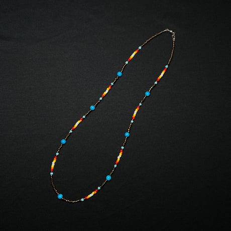 JOHN SOFIA Beads Necklace (Indian & Blue Earth)｜ジョンソフィア ビーズネックレス（インディアン/ブルーアース）
