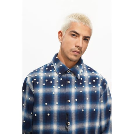 VALABASAS CADENCE BUTTON DOWN (BLUE)｜ヴァラバサス ケイデンス ボタンダウン（ブルー）