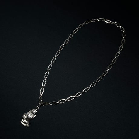 JOHN SOFIA “Playhand” chain necklace (Silver) | ジョンソフィア プレイハンド チェーン ネックレス (シルバー)
