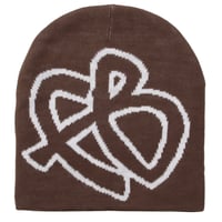 FUBU FB BEANIE (BROWN)｜フブ エフビー ビーニー（ブラウン）