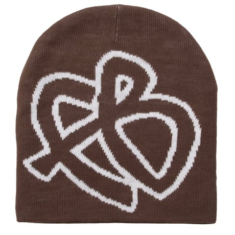 FUBU FB BEANIE (BROWN)｜フブ エフビー ビーニー（ブラウン）