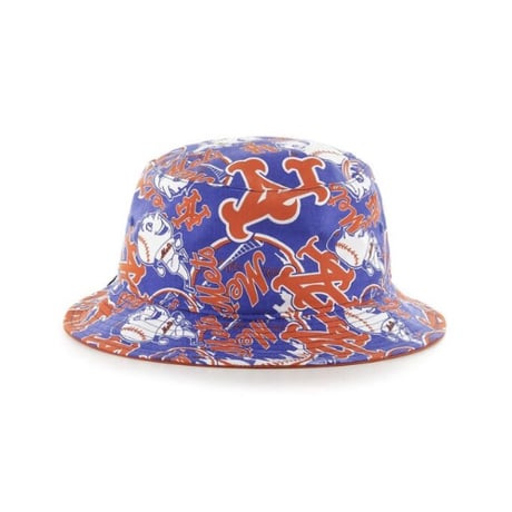 ’47 Brand Mets ’47 Bravado Bucket (White)｜フォーティーセブン ブランド メッツ ブラバド バケットハット（ホワイト）