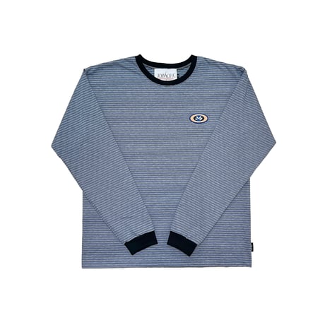JOHN SOFIA JOHN'S LIKES BORDER LONG SLEEVE (GRAY&BLUE)｜ジョンソフィア ジョンズ ライクス ボーダー ロングスリーブ（グレー＆ブルー）