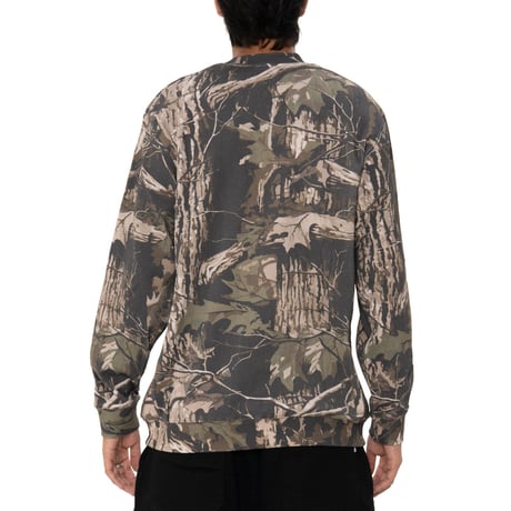 PRO CLUB HEAVYWEIGHT THERMAL CREW (TREE CAMO)｜プロクラブ ヘビーウェイト サーマル クルー（ツリーカモ）