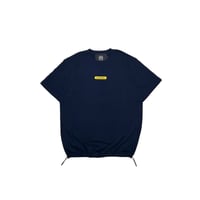 ADG Rubber Badge Drawcord Tee (NVY)｜エーディージー ラバーバッジ ドローコード ティーシャツ（ネイビー）
