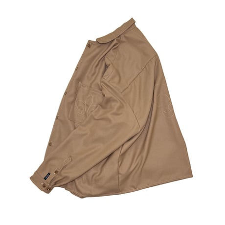 JOHN SOFIA Fleur Longsleeve Shirts (Camel)｜ジョンソフィア フルール ロングスリーブシャツ（キャメル）