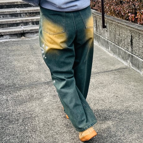 ADG “Hoshi no Ko” Over Dye Jeans (Indigo/Brn)｜ADG “星の子” オーバーダイデニム（インディゴ/ブラウン）