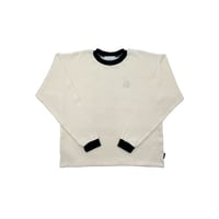 JOHN SOFIA Ringer Thermal Knit (White)｜ジョンソフィア リンガー サーマルニット（ホワイト）