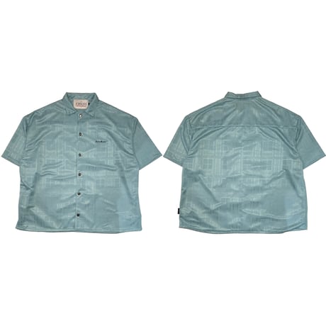 JOHN SOFIA Fresh Wind SS Shirts (Sky/Mint, Sky/Wht, Sky/Blk)｜ジョンソフィア フレッシュウィンド ショートスリーブシャツ