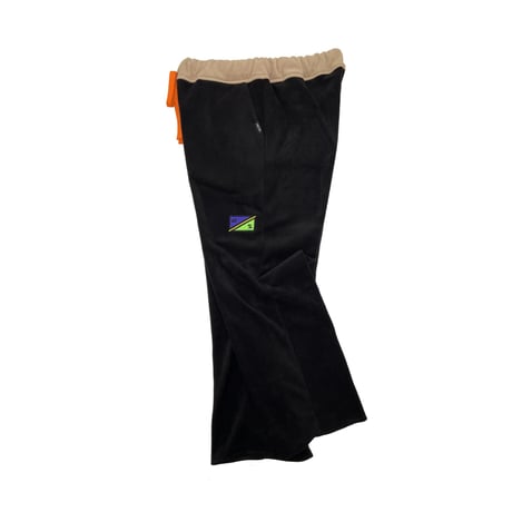 JOHN SOFIA After Zone Fleece Trousers (Black/Beige)｜ジョンソフィア アフターゾーン フリーストラウザーズ（ブラック/ベージュ）